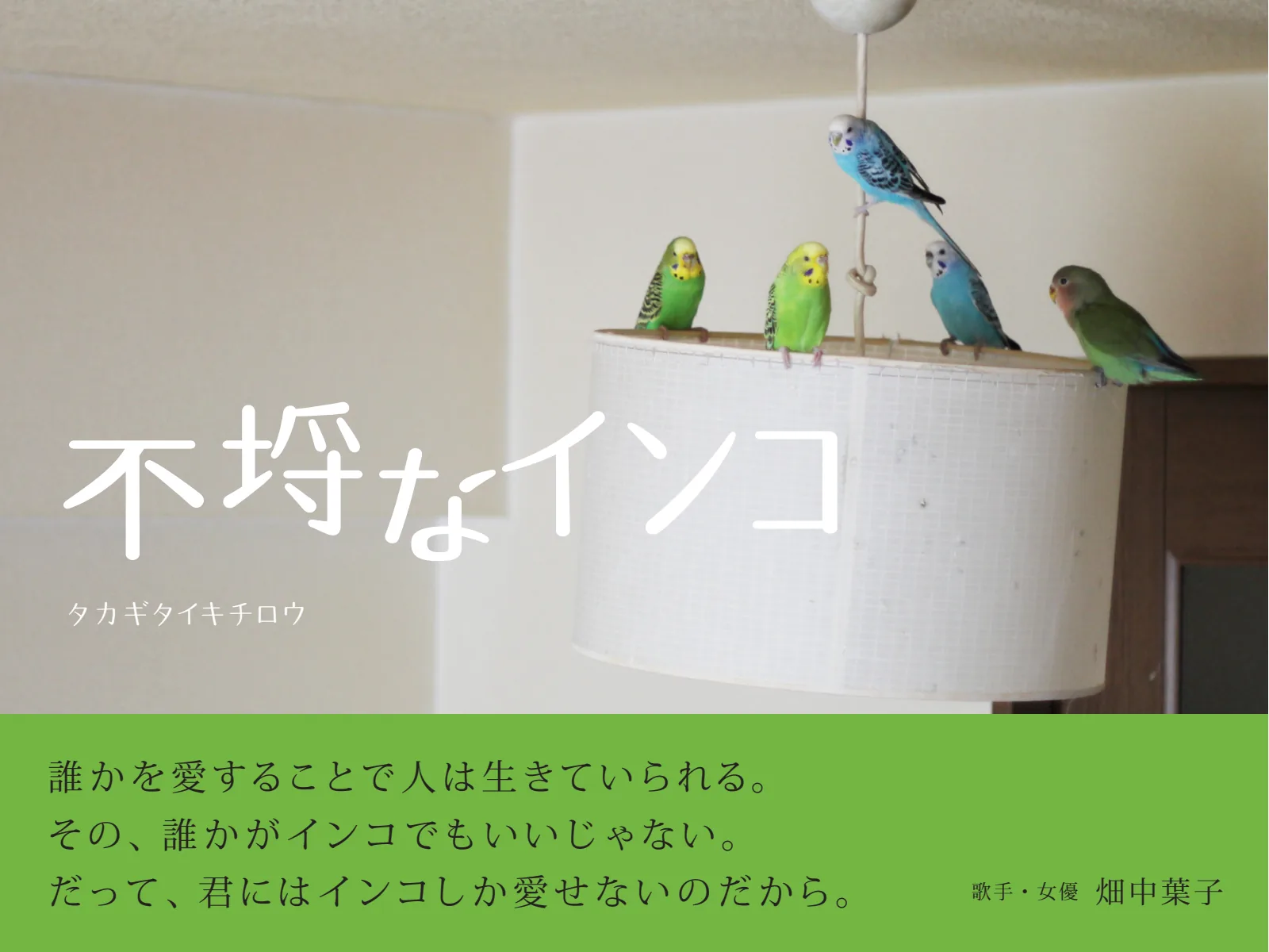 不埒なインコ 表紙